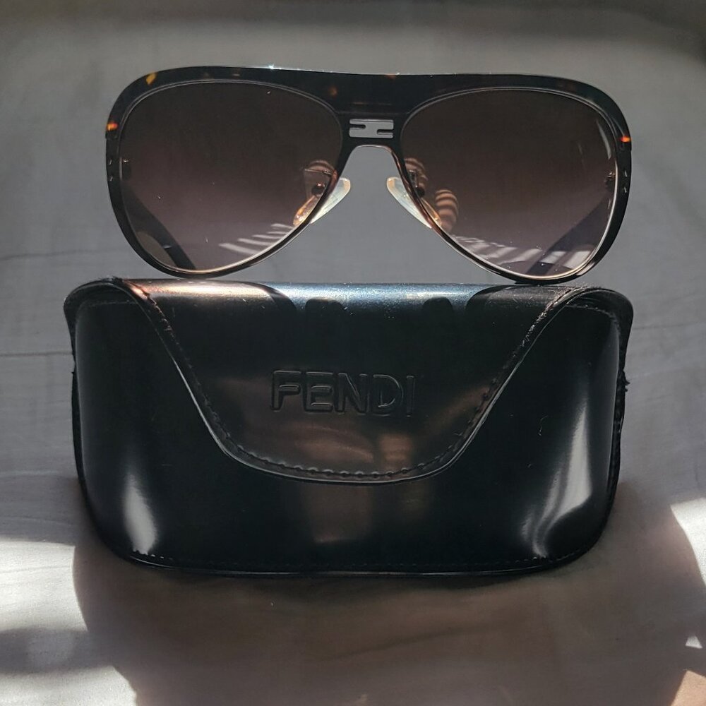 Authentic Fendi Aviator Sunglasses